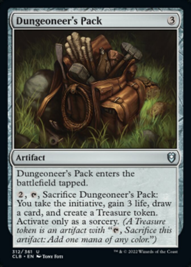 Dungeoneer's Pack - (Foil): Commander Legends: Battle for Baldur's Gate