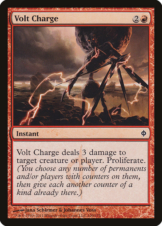 Volt Charge - (Foil): New Phyrexia