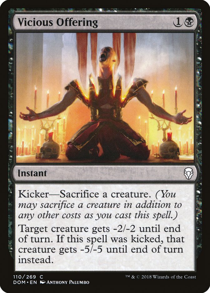 Vicious Offering: Dominaria