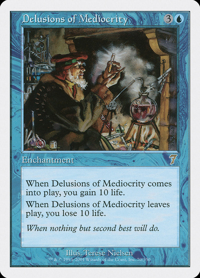 Delusions of Mediocrity - (Foil): Seventh Edition