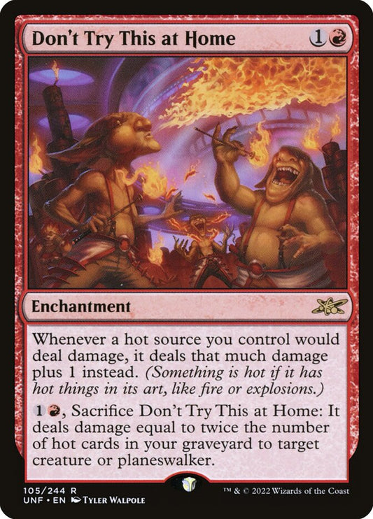 Don't Try This at Home: Unfinity