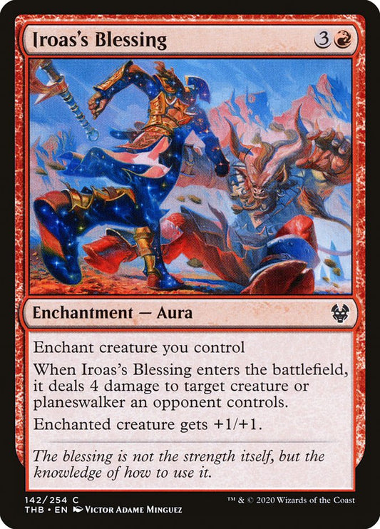 Iroas's Blessing - (Foil): Theros Beyond Death