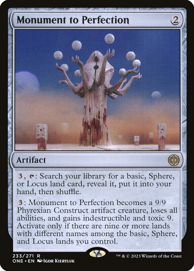 Monument to Perfection - (Foil): Phyrexia: All Will Be One