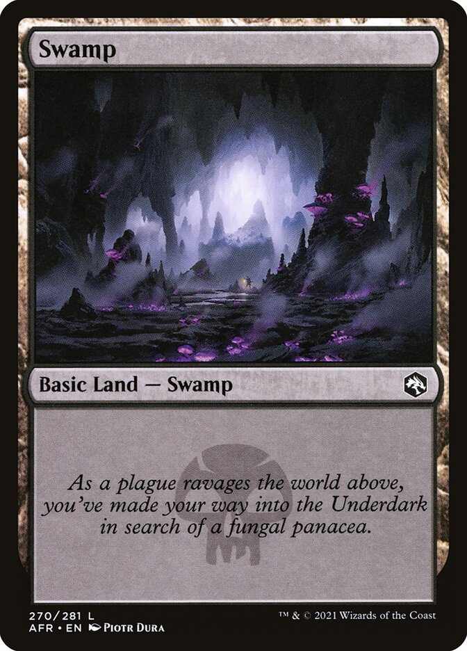 Swamp (#270) - (Foil): Adventures in the Forgotten Realms