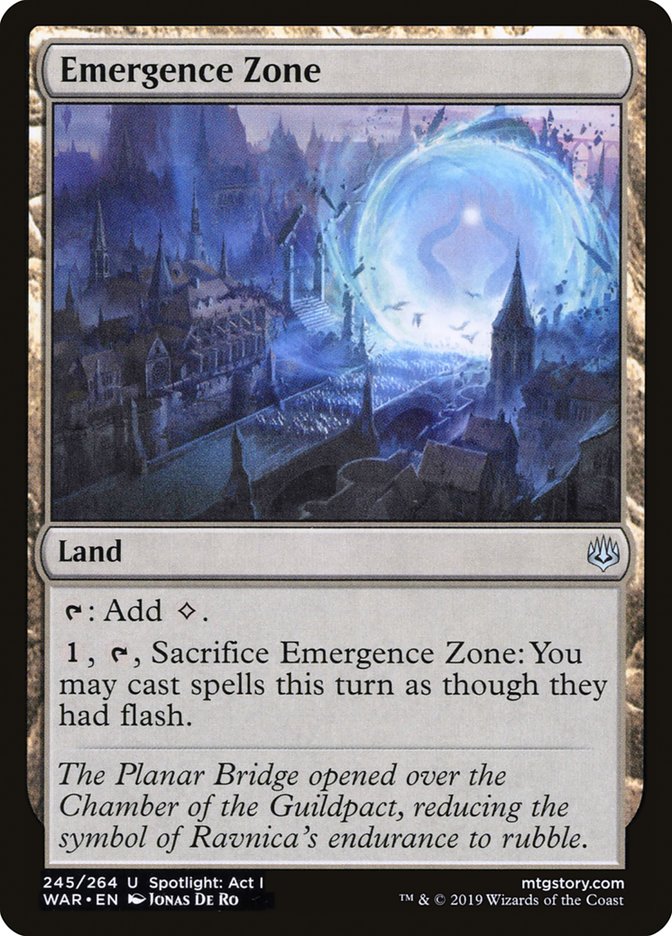 Emergence Zone - (Foil): War of the Spark