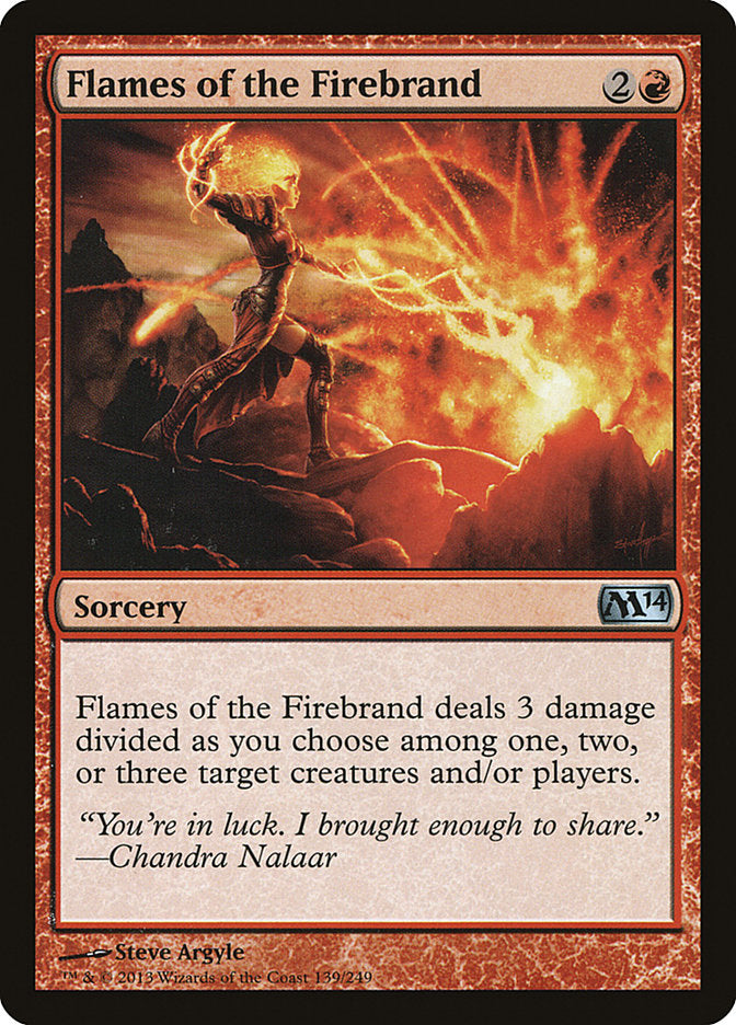 Flames of the Firebrand - (Foil): Magic 2014