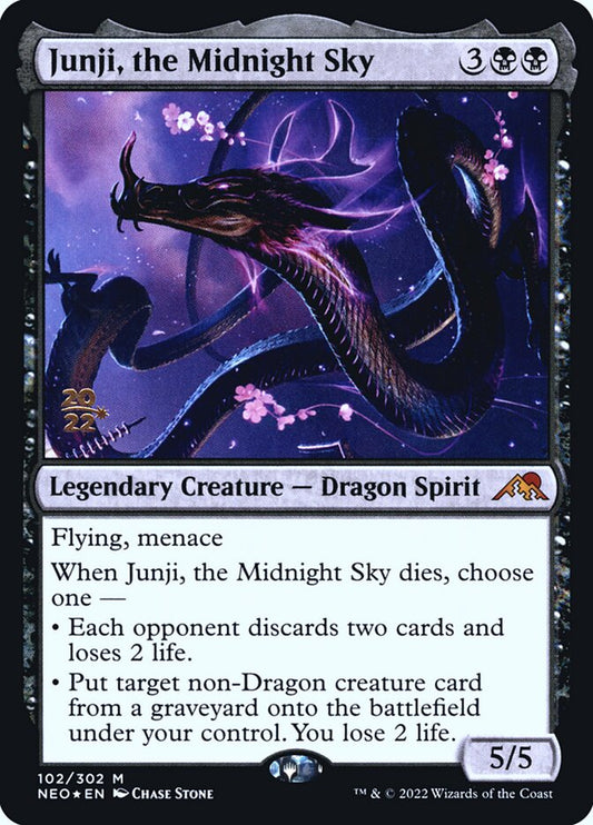 Junji, the Midnight Sky - (Foil): Kamigawa: Neon Dynasty Promos