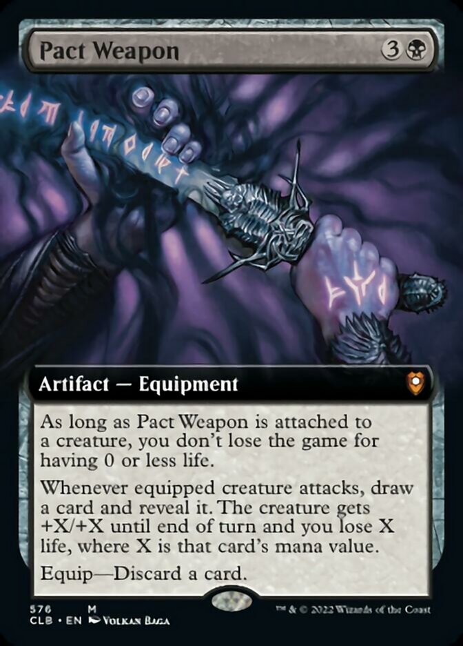 Pact Weapon (Extended Art): Commander Legends: Battle for Baldur's Gate