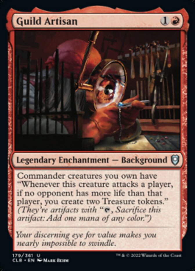Guild Artisan - (Foil): Commander Legends: Battle for Baldur's Gate