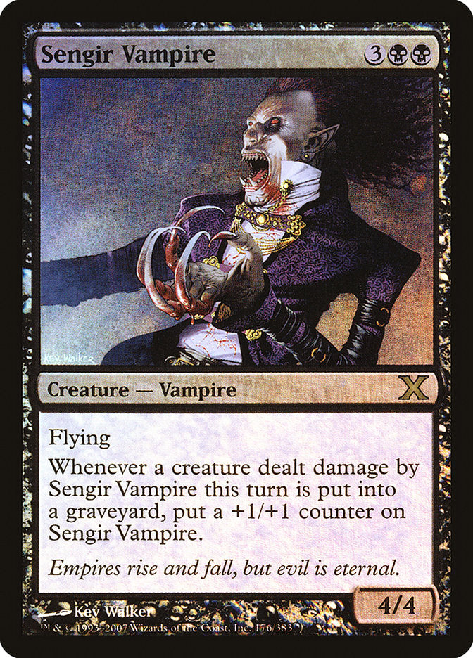 Sengir Vampire - (Foil): Tenth Edition
