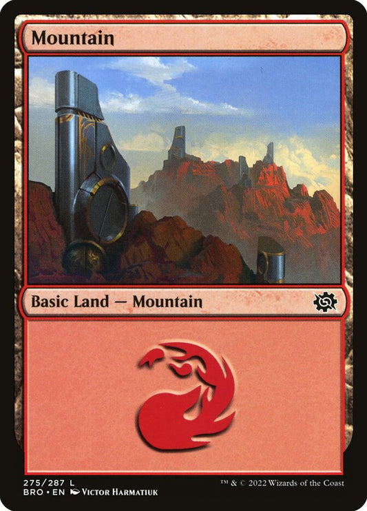Mountain (#275) - (Foil): The Brothers' War