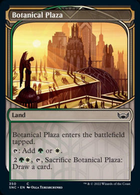 Botanical Plaza (Showcase) - (Foil): Streets of New Capenna