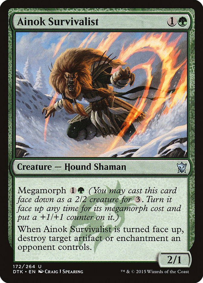 Ainok Survivalist - (Foil): Dragons of Tarkir
