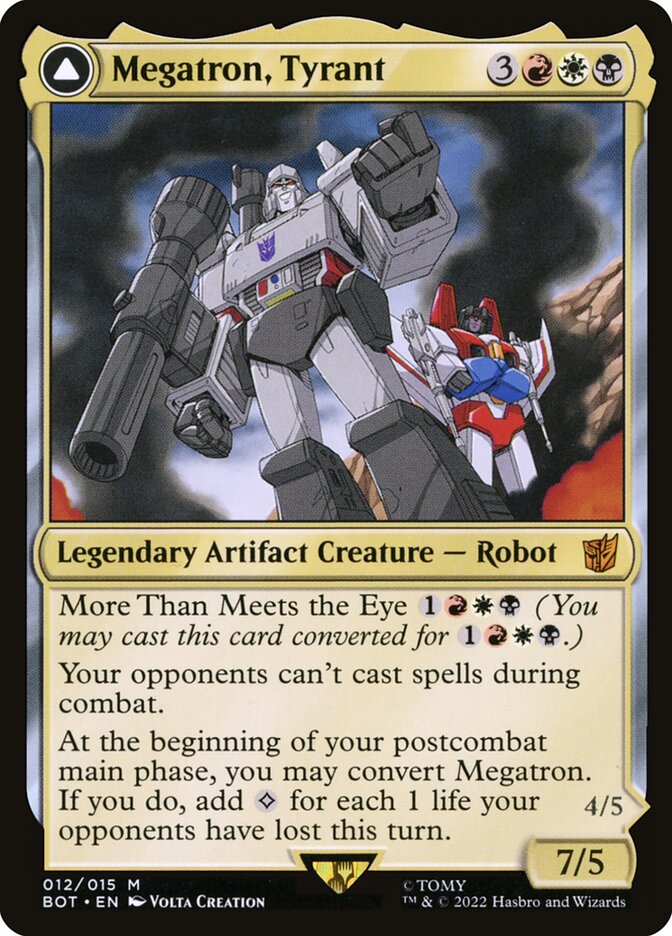 Megatron, Tyrant // Megatron, Destructive Force: Transformers