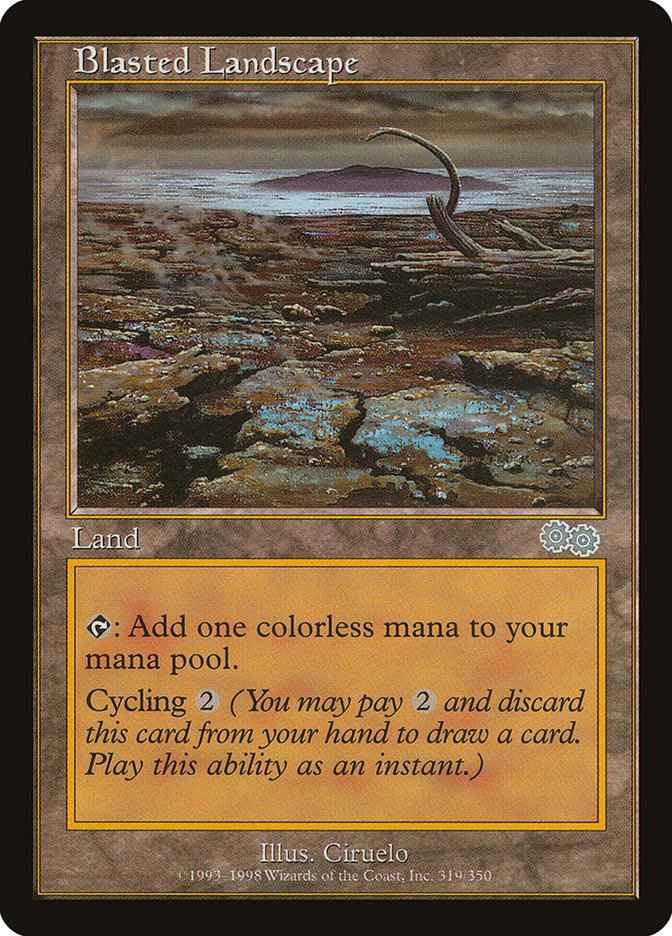 Blasted Landscape: Urza's Saga