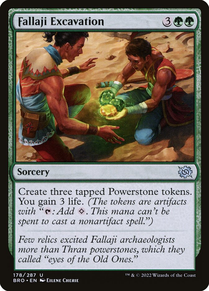 Fallaji Excavation - (Foil): The Brothers' War