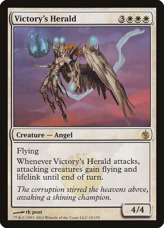 Victory's Herald - (Foil): Mirrodin Besieged
