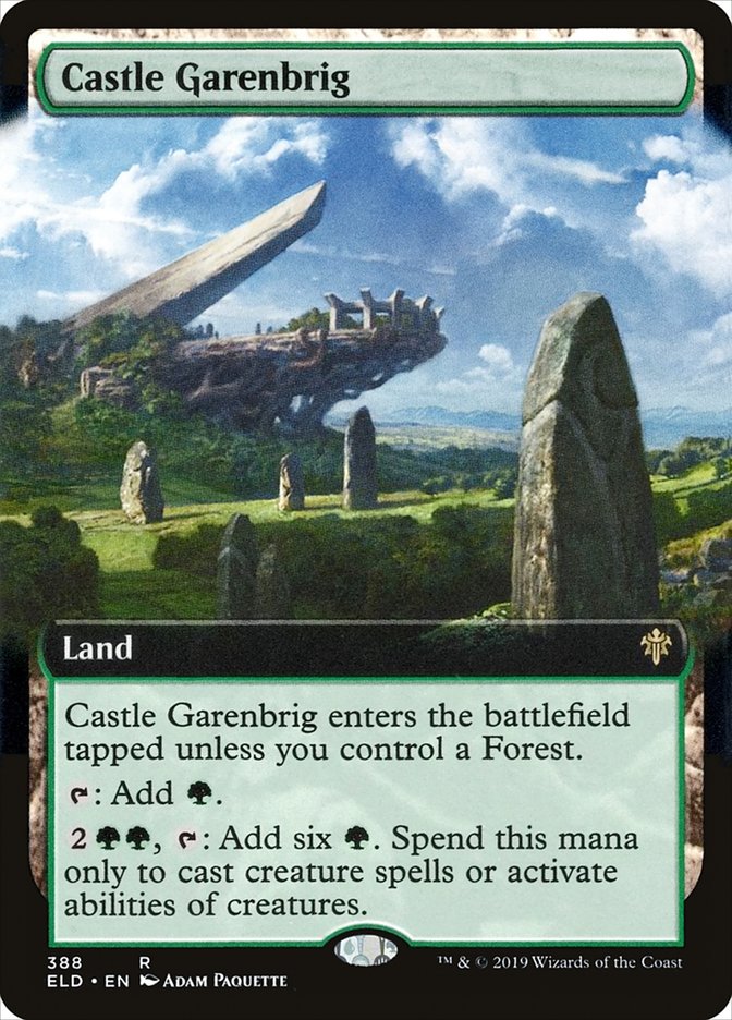 Castle Garenbrig (Extended Art) - (Foil): Throne of Eldraine