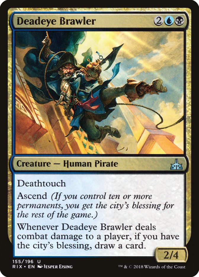 Deadeye Brawler: Rivals of Ixalan