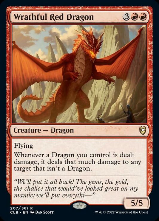 Wrathful Red Dragon: Commander Legends: Battle for Baldur's Gate