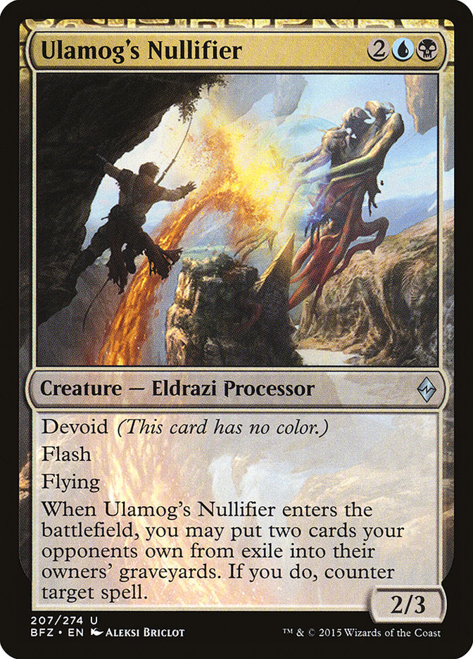 Ulamog's Nullifier: Battle for Zendikar