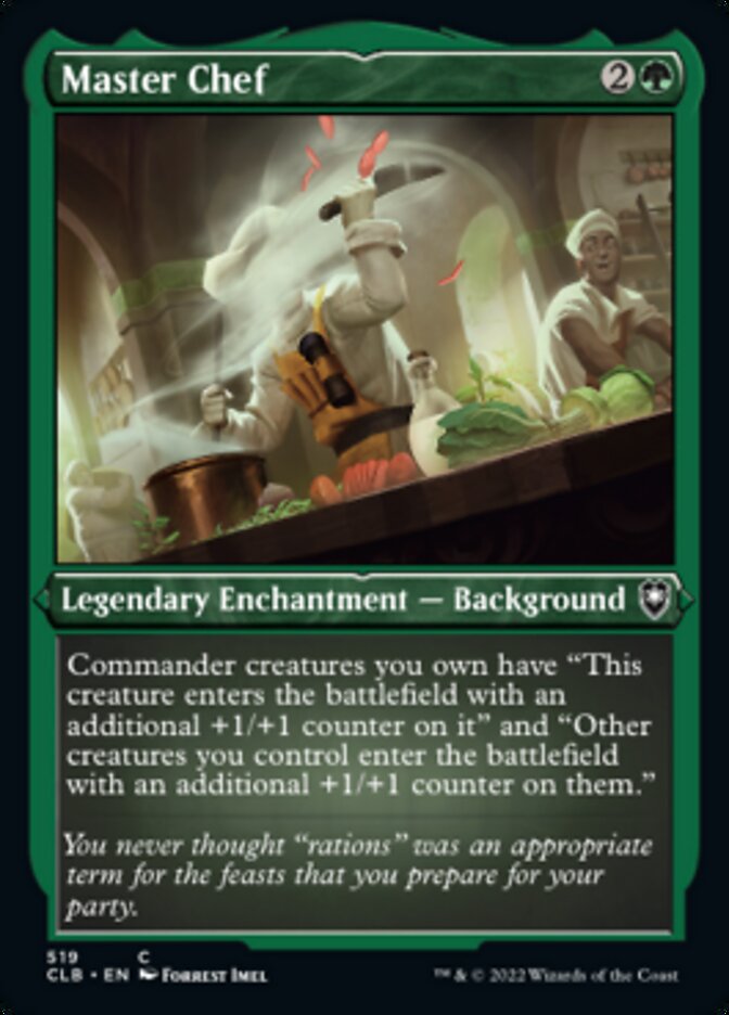 Master Chef (Foil Etched) - (Foil): Commander Legends: Battle for Baldur's Gate