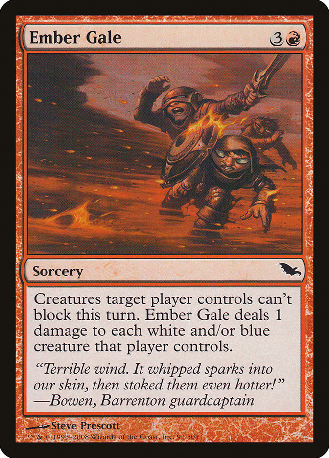 Ember Gale - (Foil): Shadowmoor