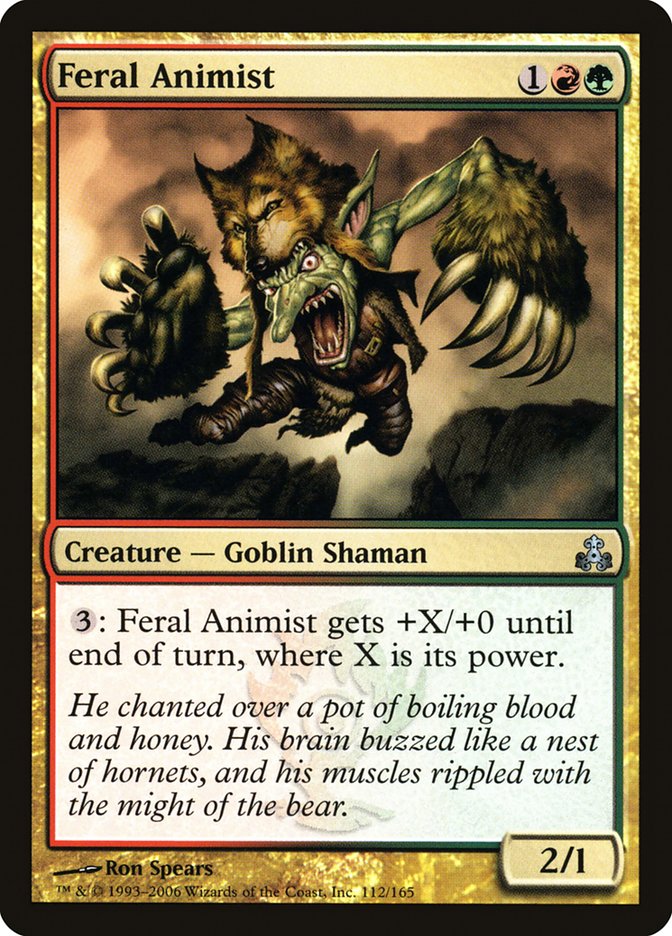 Feral Animist - (Foil): Guildpact