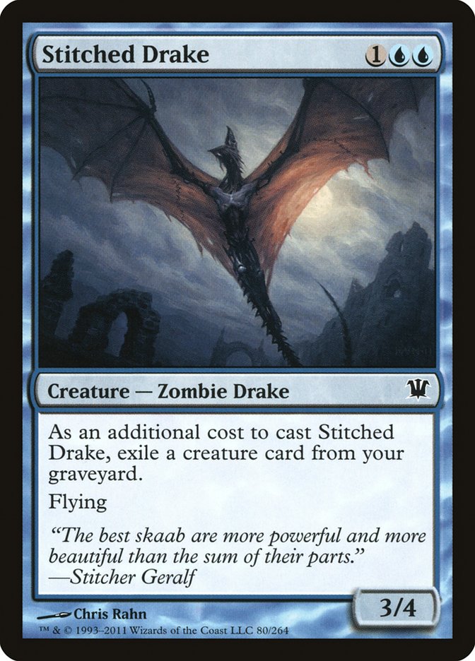 Stitched Drake - (Foil): Innistrad