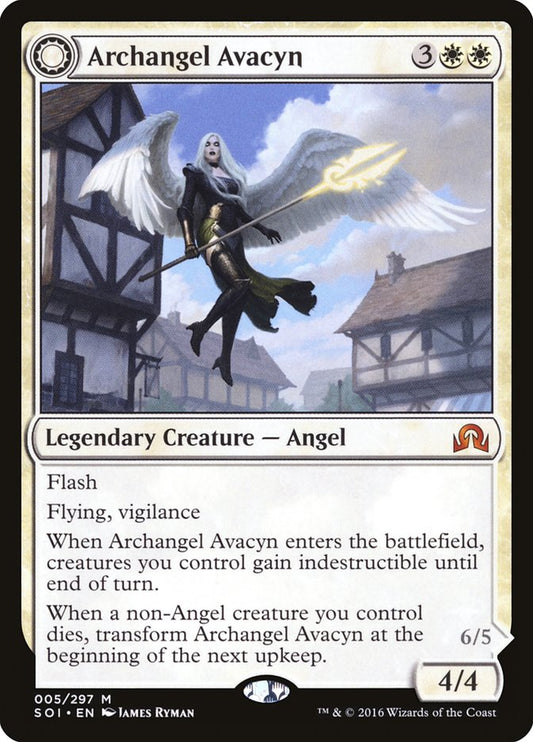Archangel Avacyn // Avacyn, the Purifier - (Foil): Shadows over Innistrad