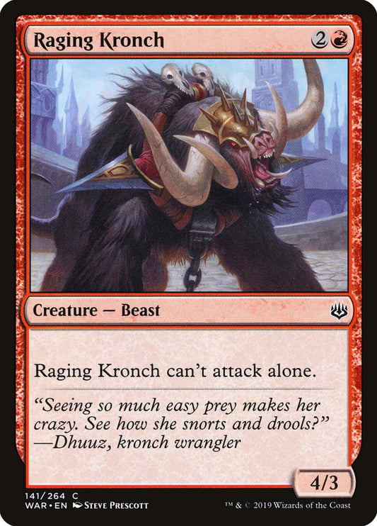 Raging Kronch - (Foil): War of the Spark