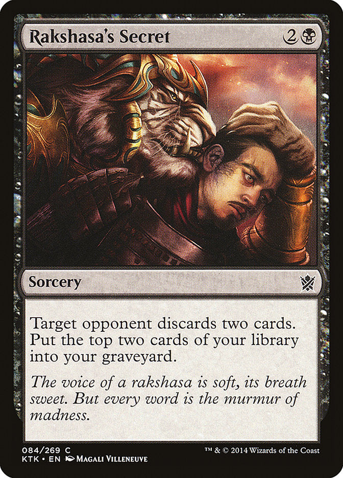 Rakshasa's Secret - (Foil): Khans of Tarkir