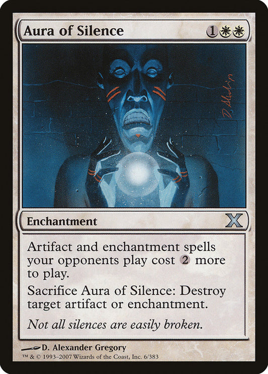 Aura of Silence - (Foil): Tenth Edition