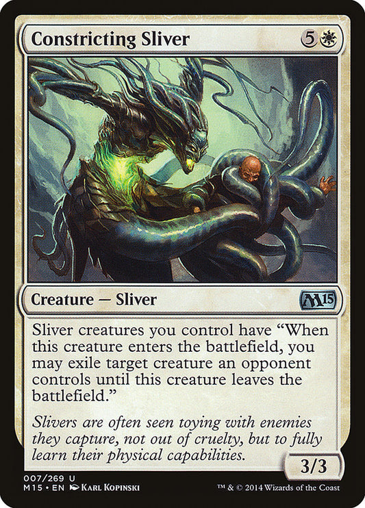 Constricting Sliver - (Foil): Magic 2015