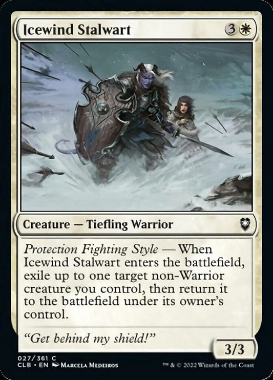 Icewind Stalwart: Commander Legends: Battle for Baldur's Gate