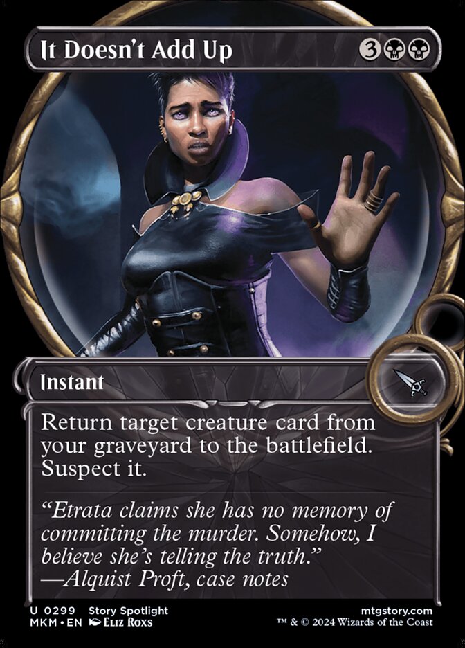 It Doesn't Add Up (Showcase) - (Foil): Murders at Karlov Manor