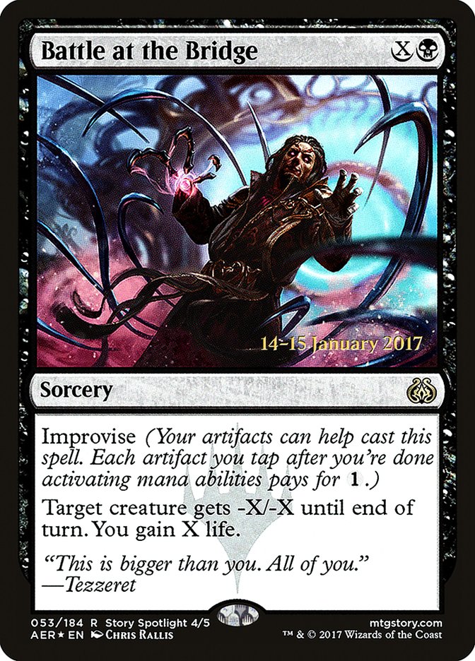 Battle at the Bridge (Prerelease) (Aether Revolt) - (Foil): Aether Revolt Promos