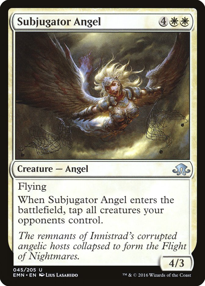 Subjugator Angel - (Foil): Eldritch Moon