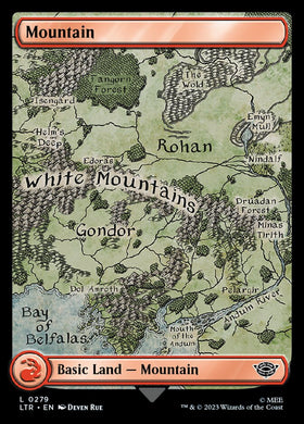 Mountain (#279) (Full Art): The Lord of the Rings: Tales of Middle-earth