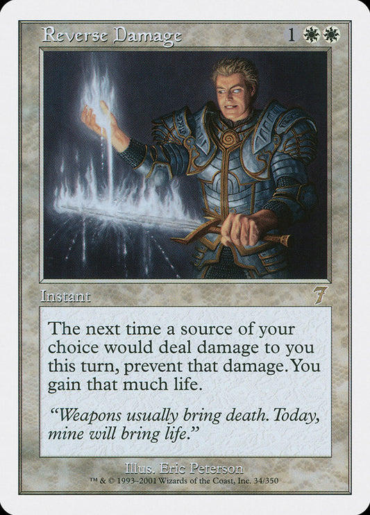 Reverse Damage - (Foil): Seventh Edition