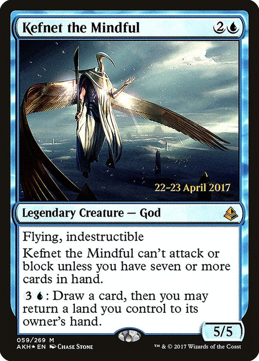 Kefnet the Mindful (Prerelease) (Amonkhet) - (Foil): Amonkhet Promos