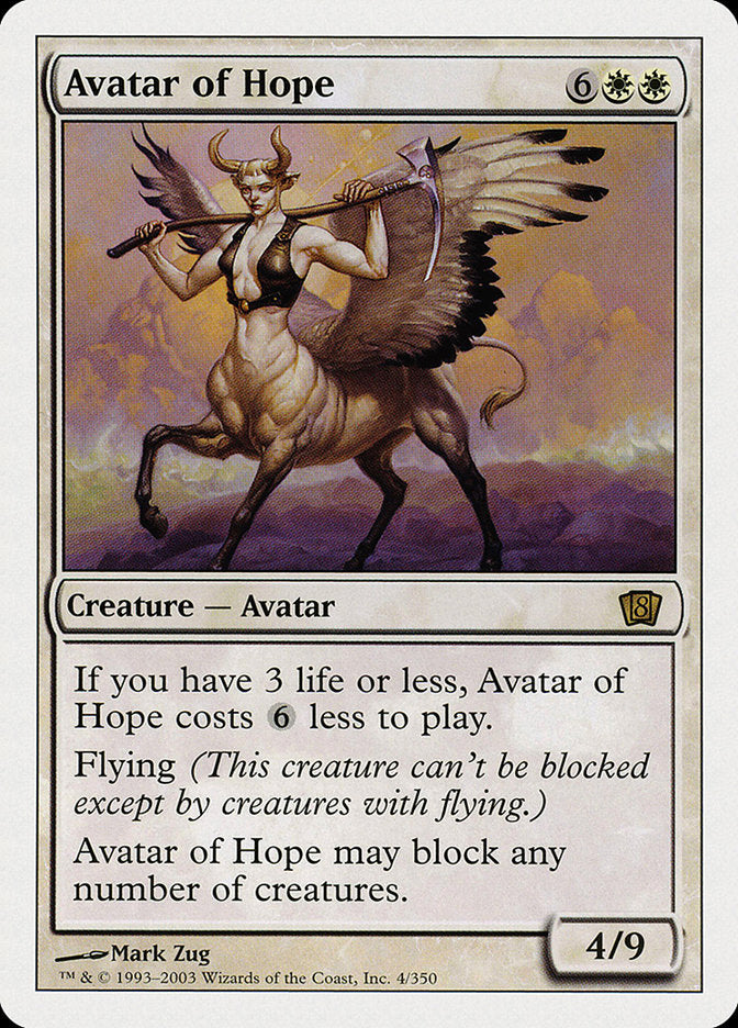 Avatar of Hope: Eighth Edition