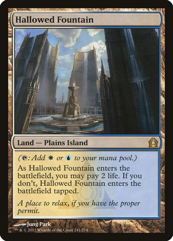 Hallowed Fountain - (Foil): Return to Ravnica