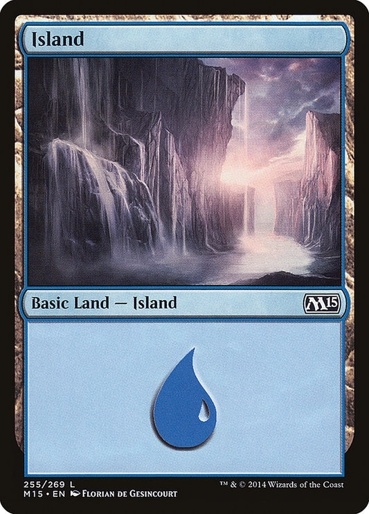Island (#255) - (Foil): Magic 2015