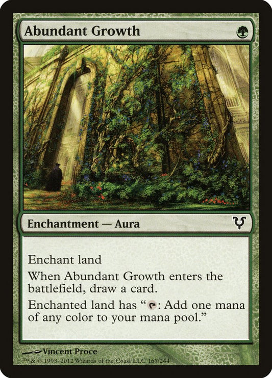Abundant Growth - (Foil): Avacyn Restored