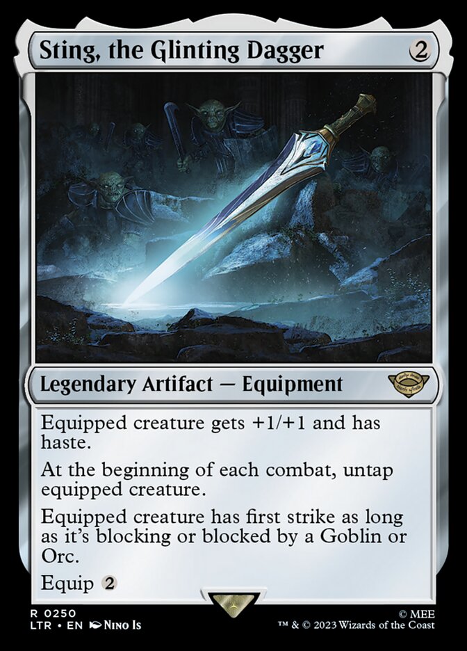 Sting, the Glinting Dagger - (Foil): The Lord of the Rings: Tales of Middle-earth