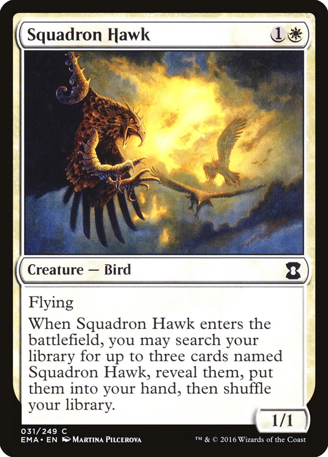Squadron Hawk - (Foil): Eternal Masters