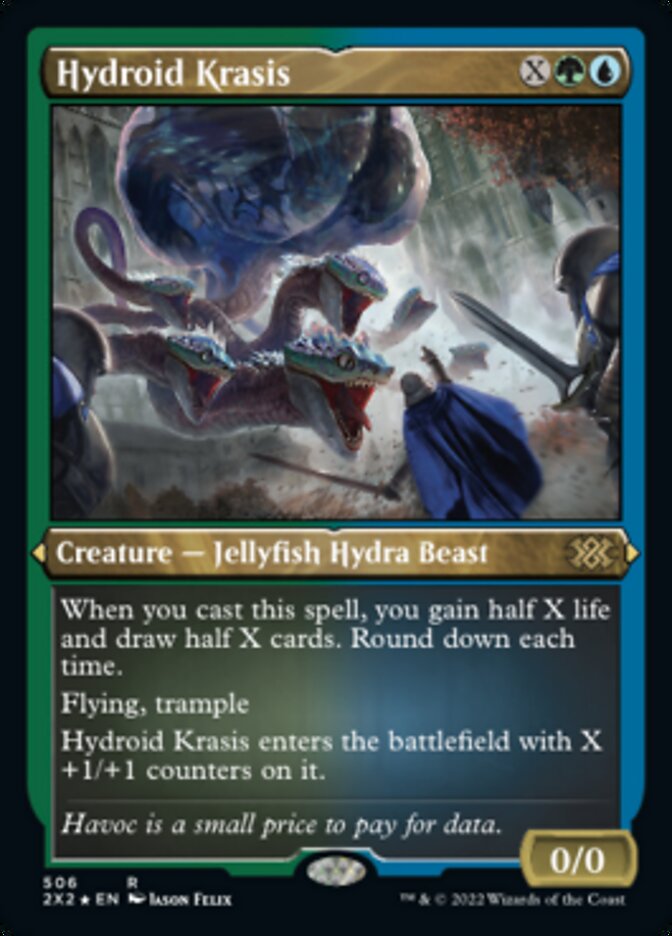 Hydroid Krasis (Foil Etched) - (Foil): Double Masters 2022
