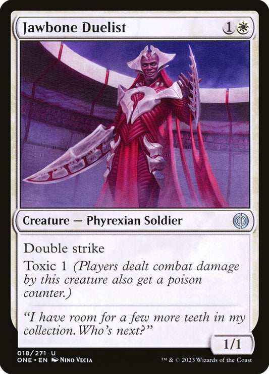 Jawbone Duelist: Phyrexia: All Will Be One
