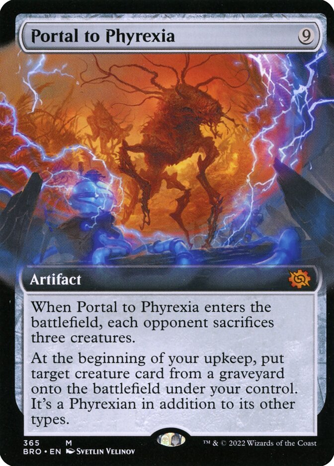 Portal to Phyrexia (Extended Art): The Brothers' War